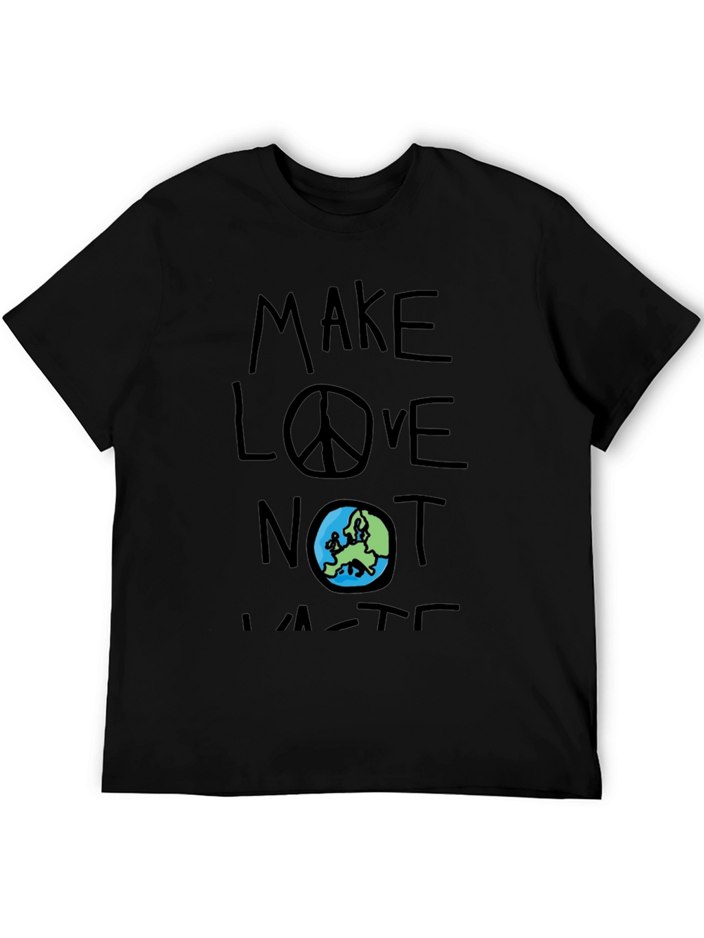 Make Love Not Waste Graphic T-Shirt