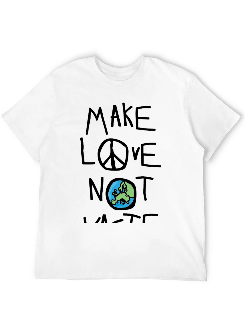Make Love Not Waste Graphic T-Shirt