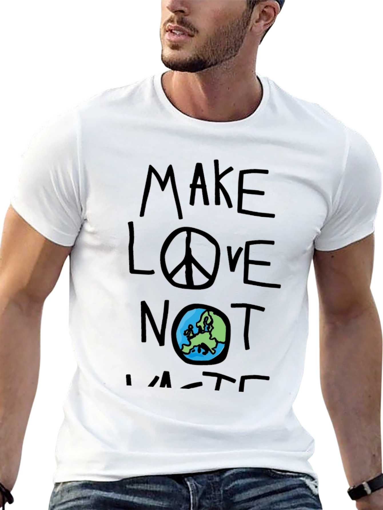 Make Love Not Waste Graphic T-Shirt