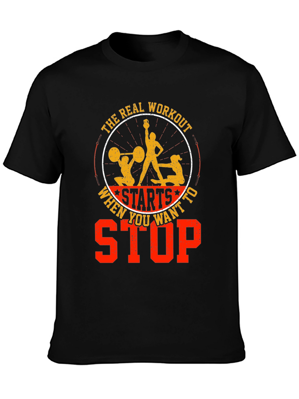 Motivational Workout Graphic Tee
