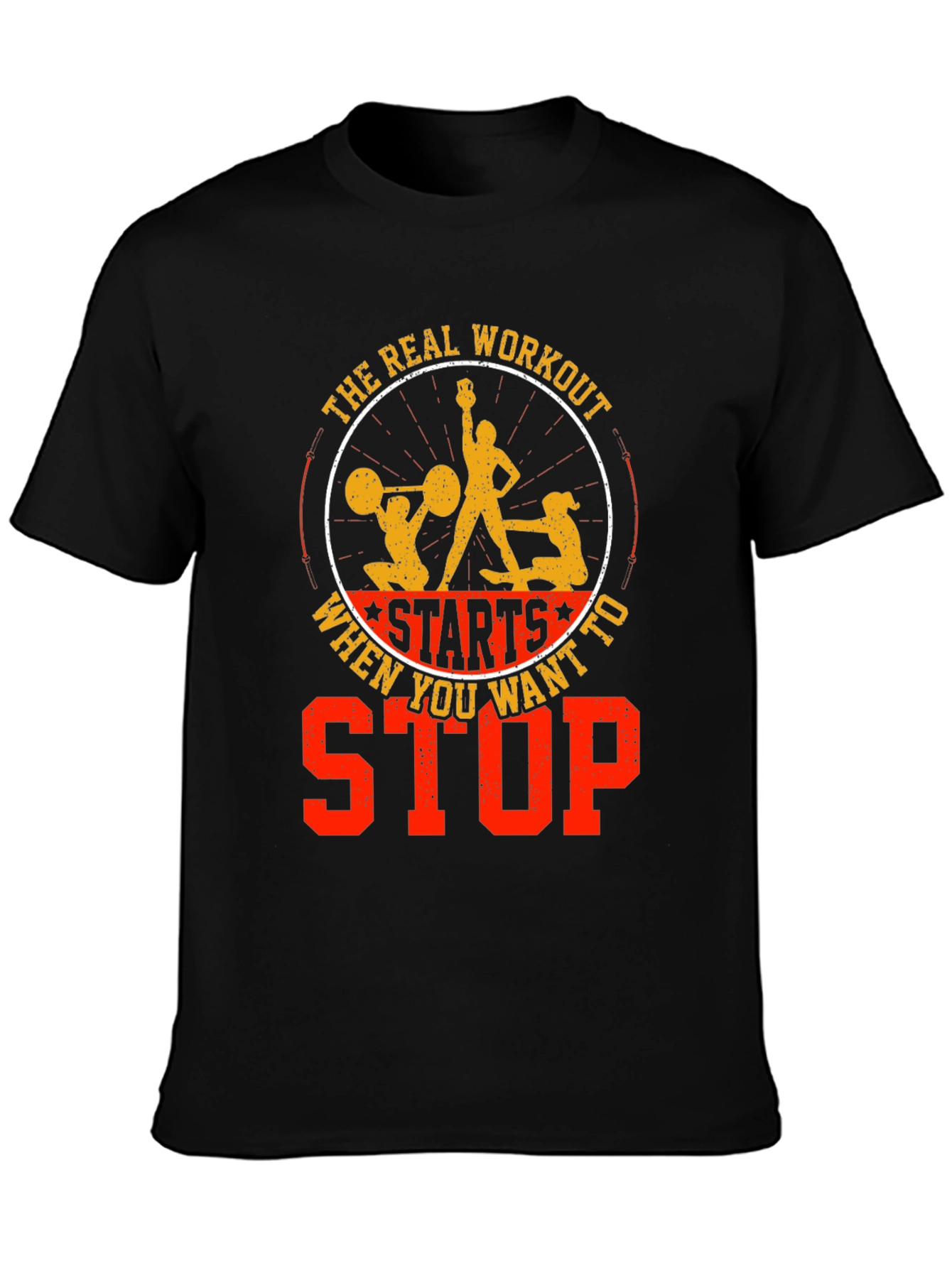 Motivational Workout Graphic Tee