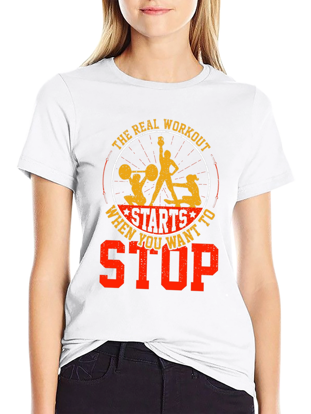 Motivational Workout Graphic Tee