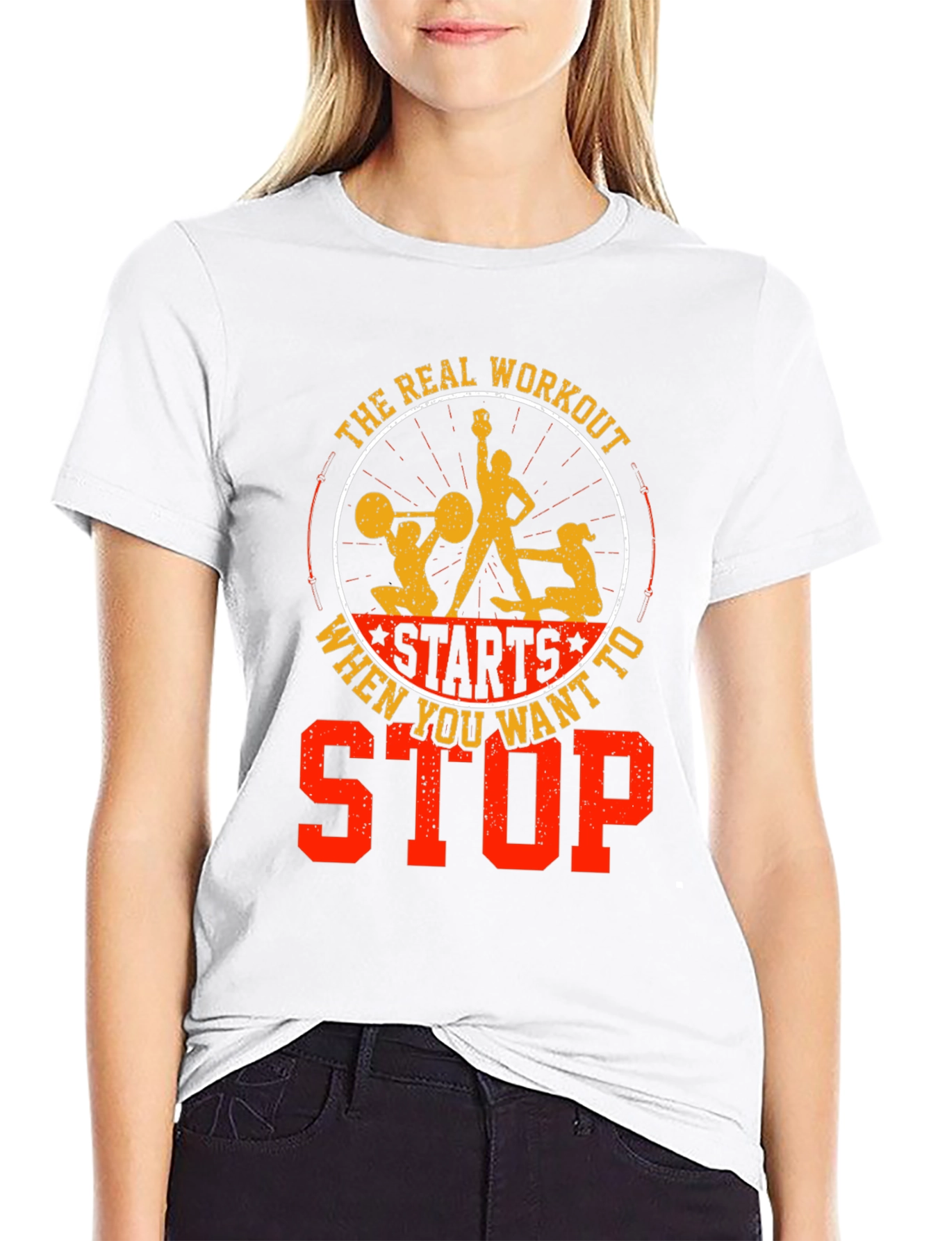 Motivational Workout Graphic Tee