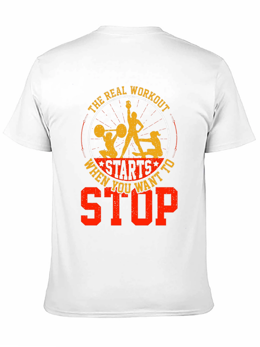 Motivational Workout Graphic Tee
