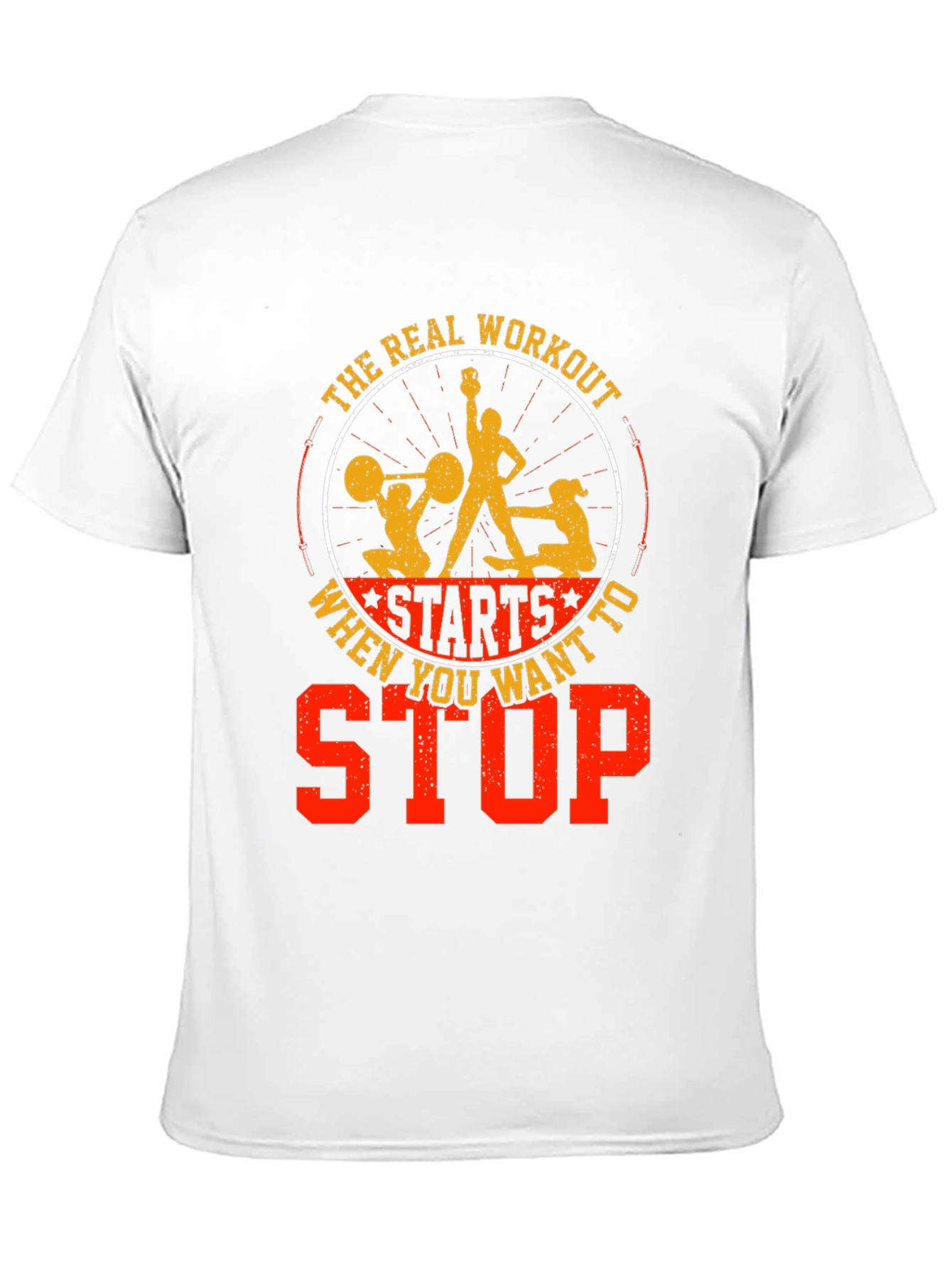 Motivational Workout Graphic Tee