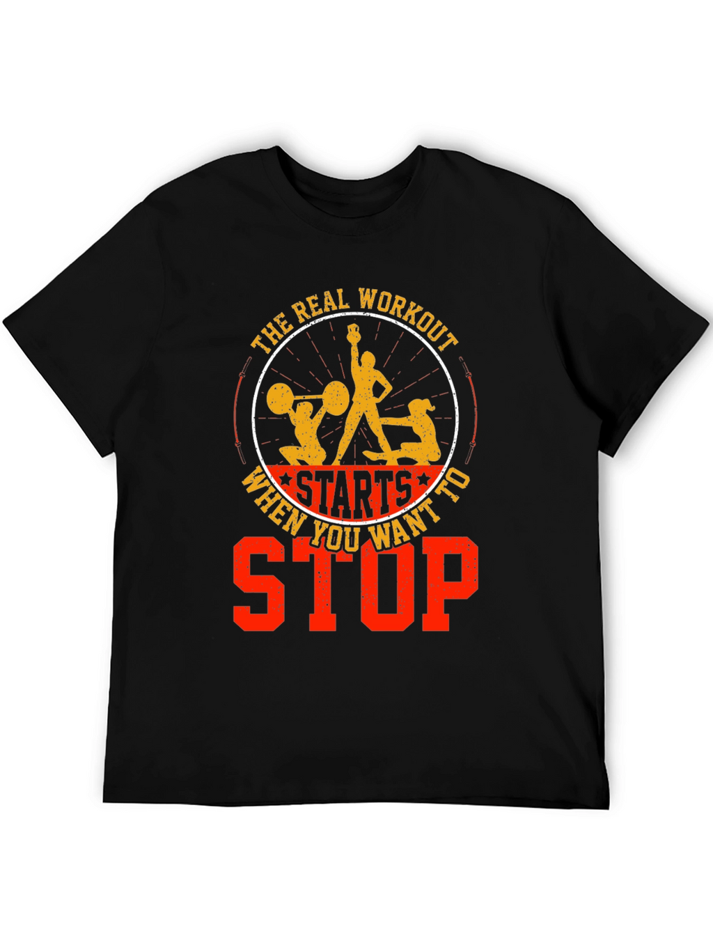Motivational Workout Graphic Tee