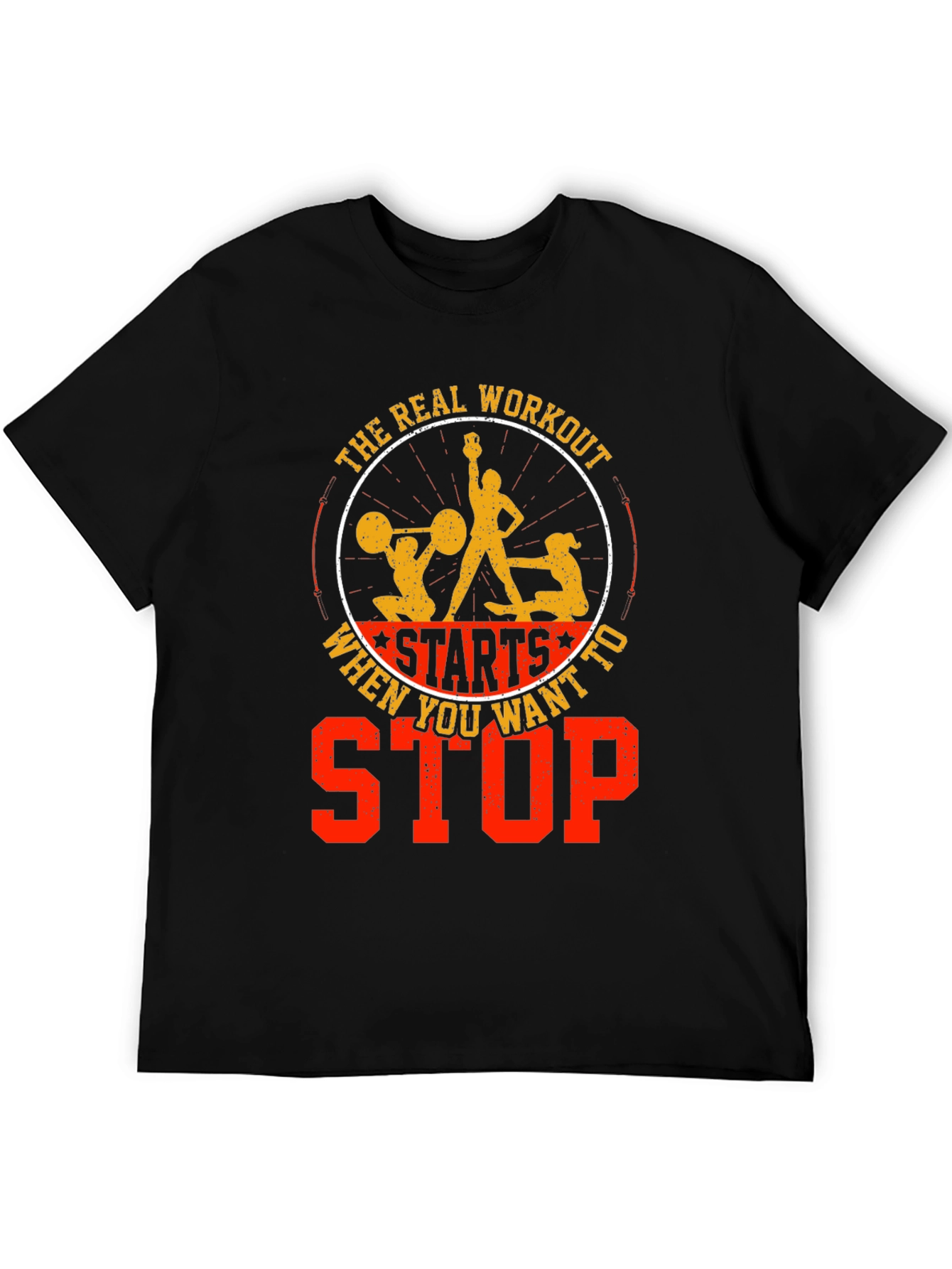 Motivational Workout Graphic Tee