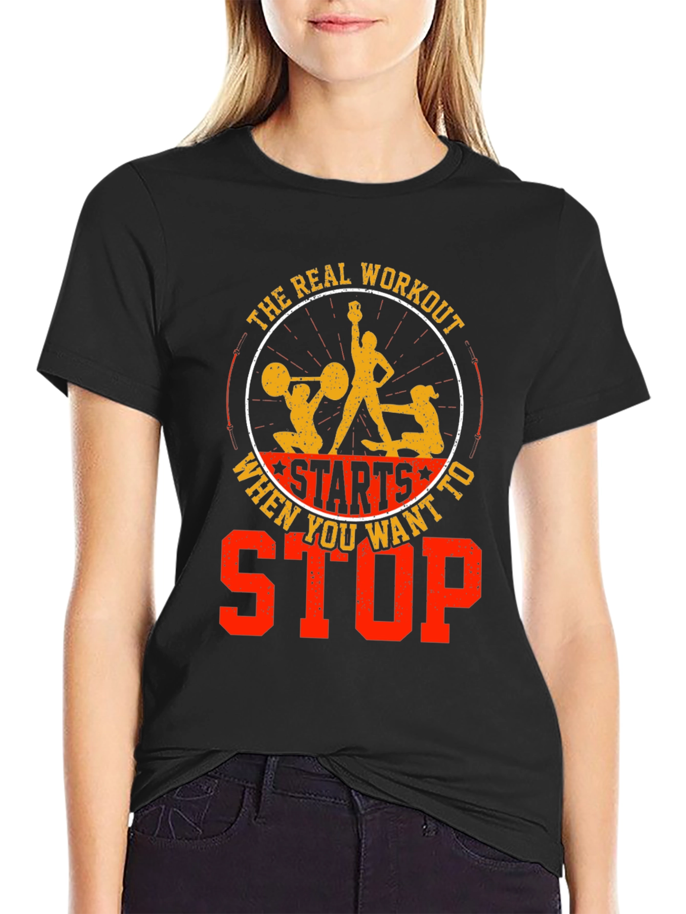 Motivational Workout Graphic Tee