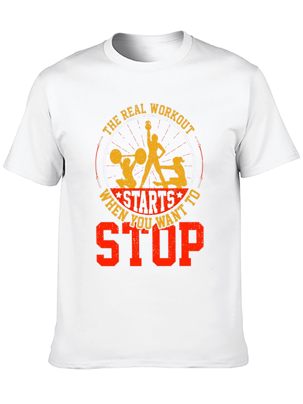 Motivational Workout Graphic Tee