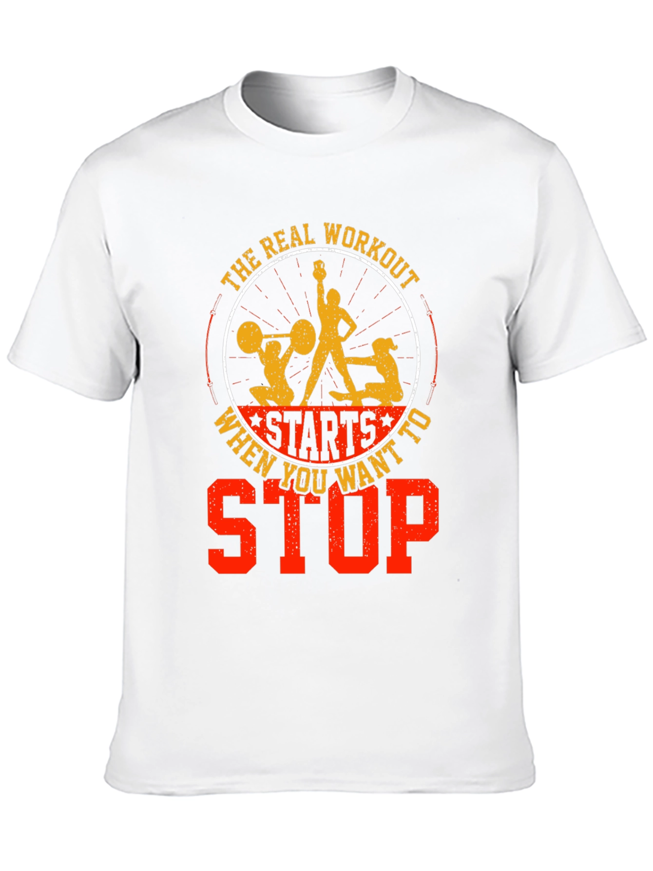 Motivational Workout Graphic Tee