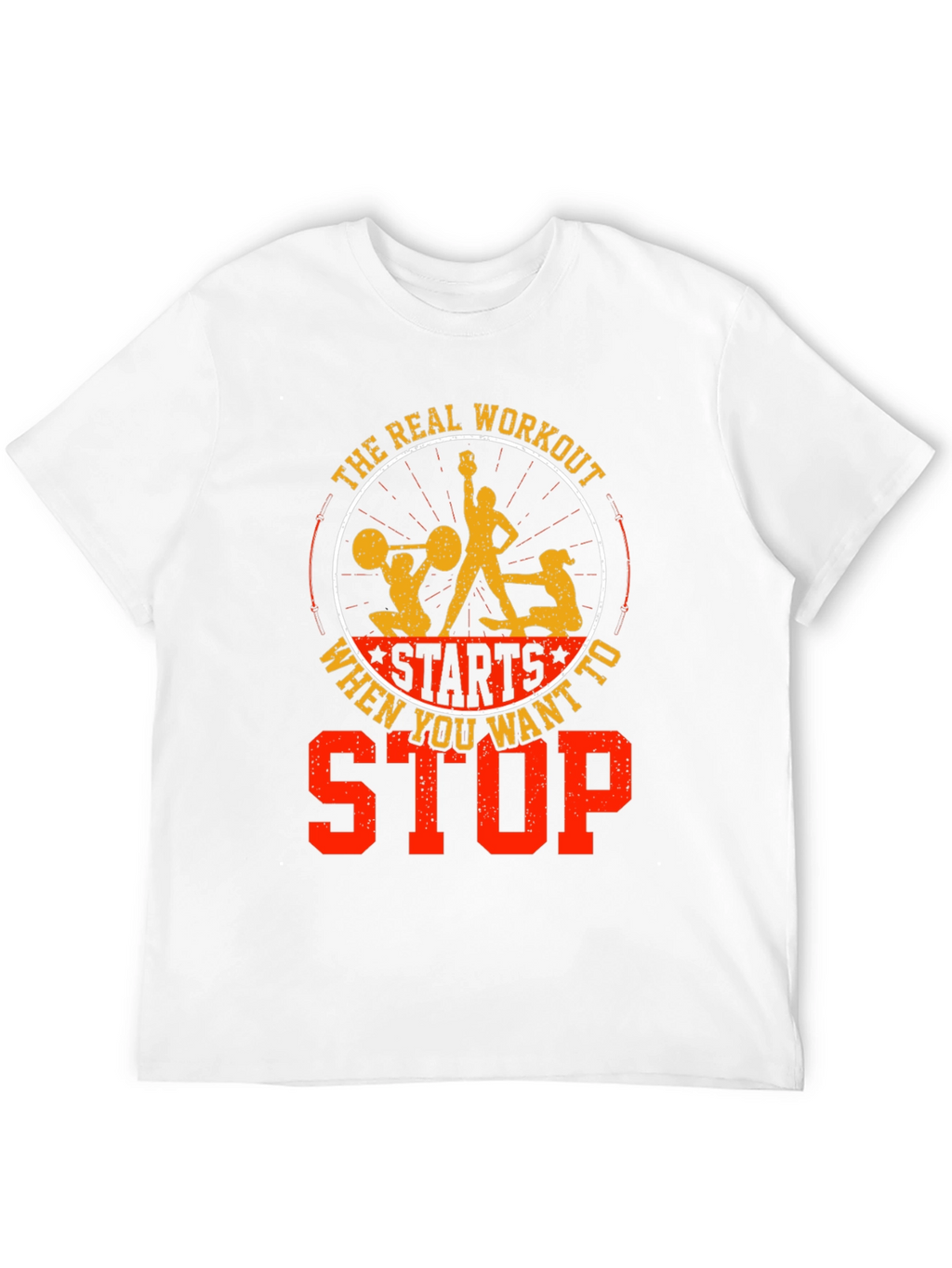 Motivational Workout Graphic Tee