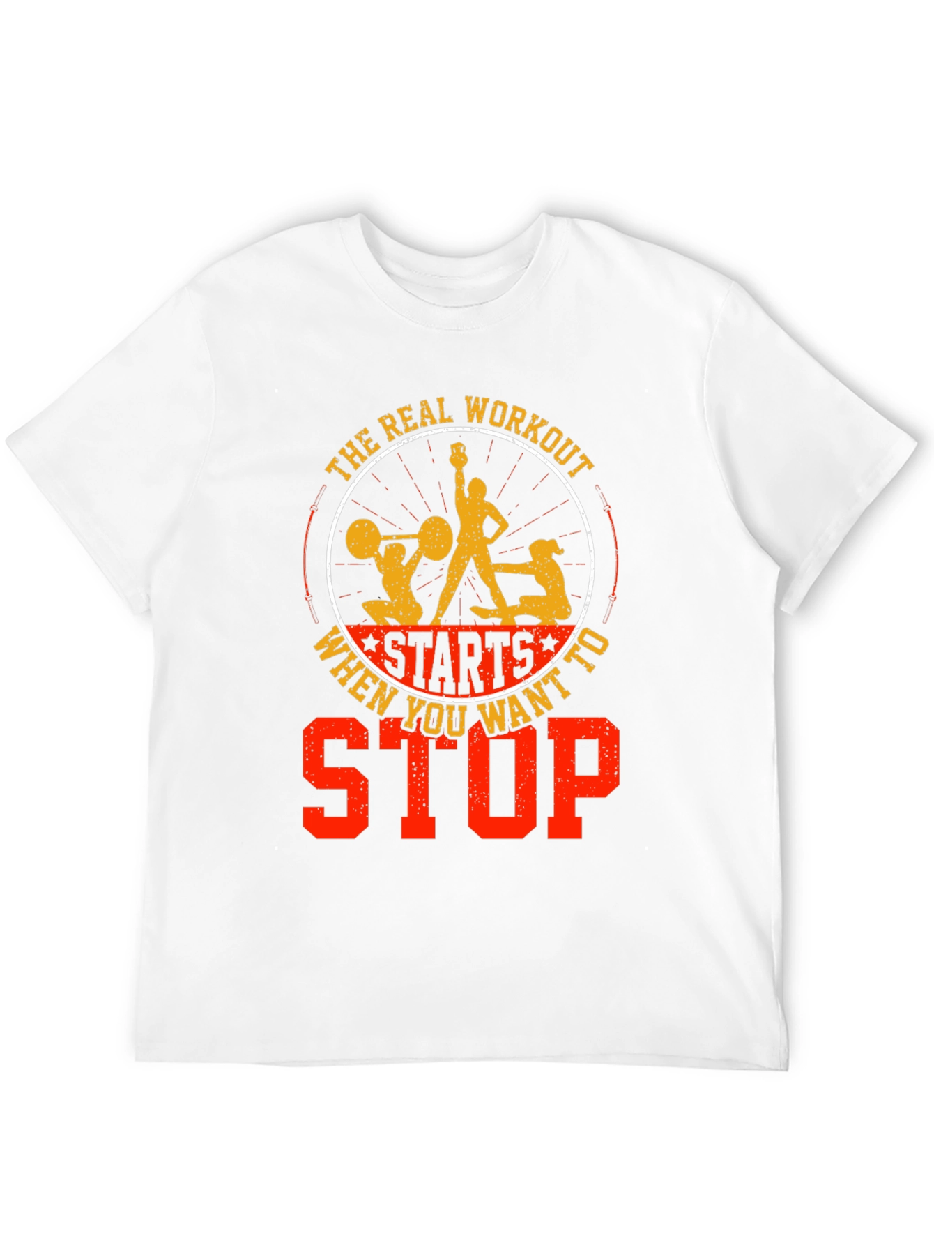 Motivational Workout Graphic Tee