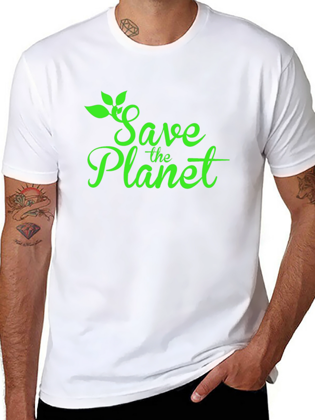 Save the Planet Graphic Tee - Eco-Friendly Fashion