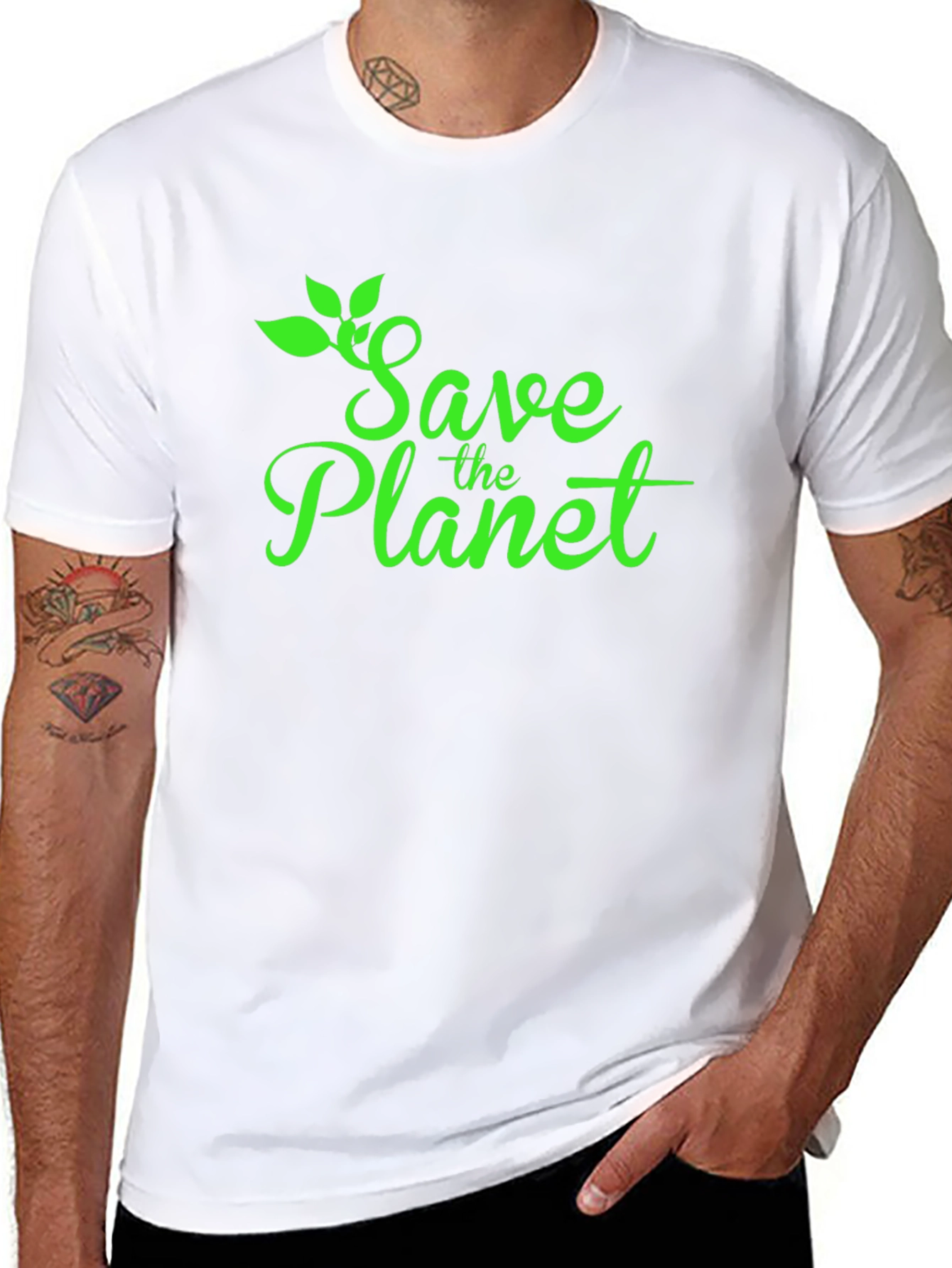 Save the Planet Graphic Tee - Eco-Friendly Fashion