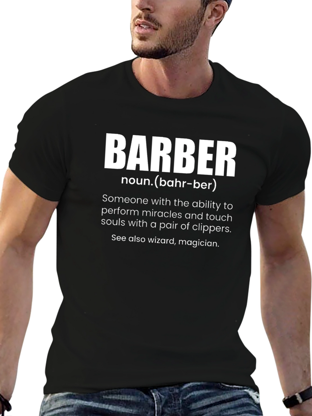 Barber Definition T-Shirt - Hair Stylist Gift