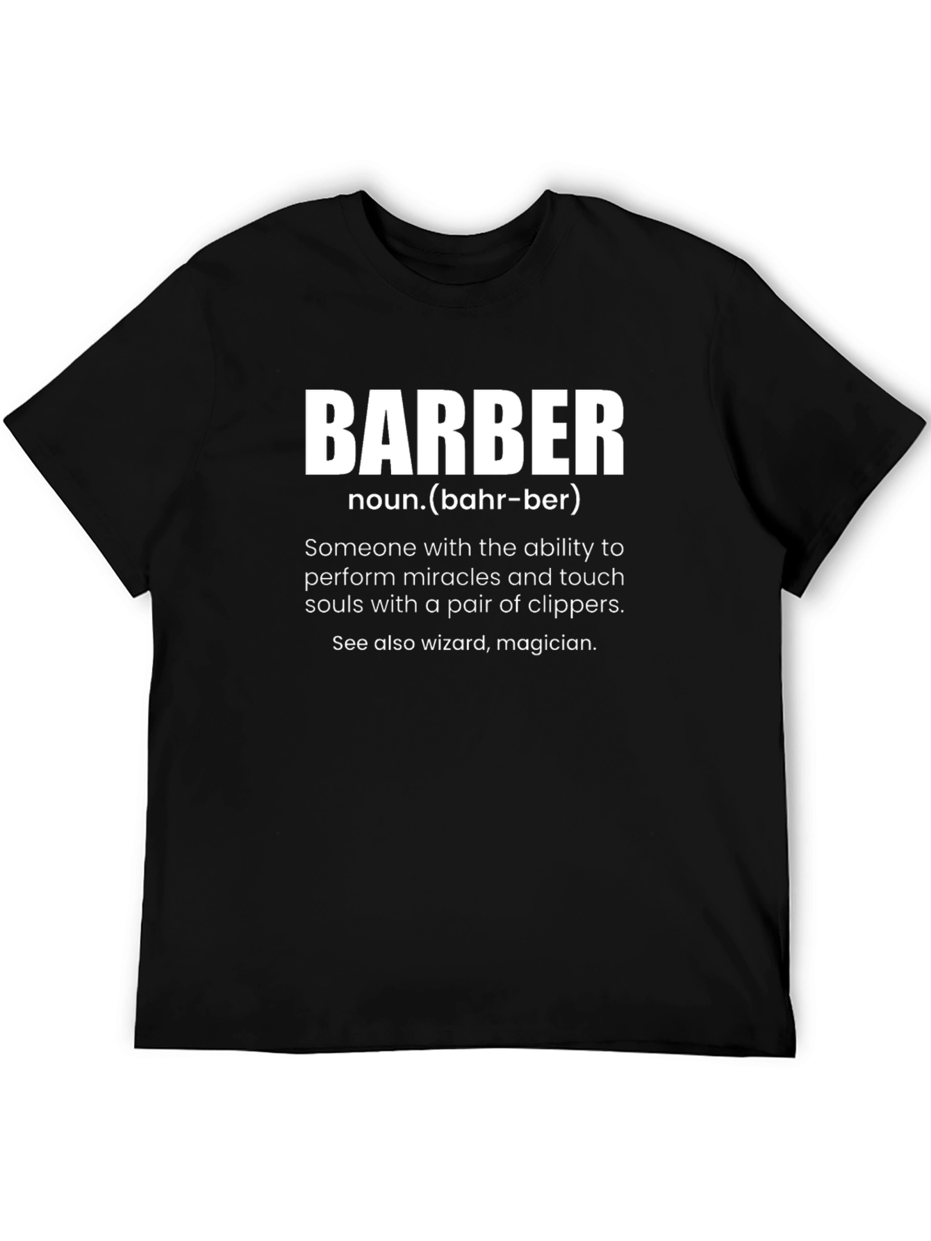 Barber Definition T-Shirt - Hair Stylist Gift