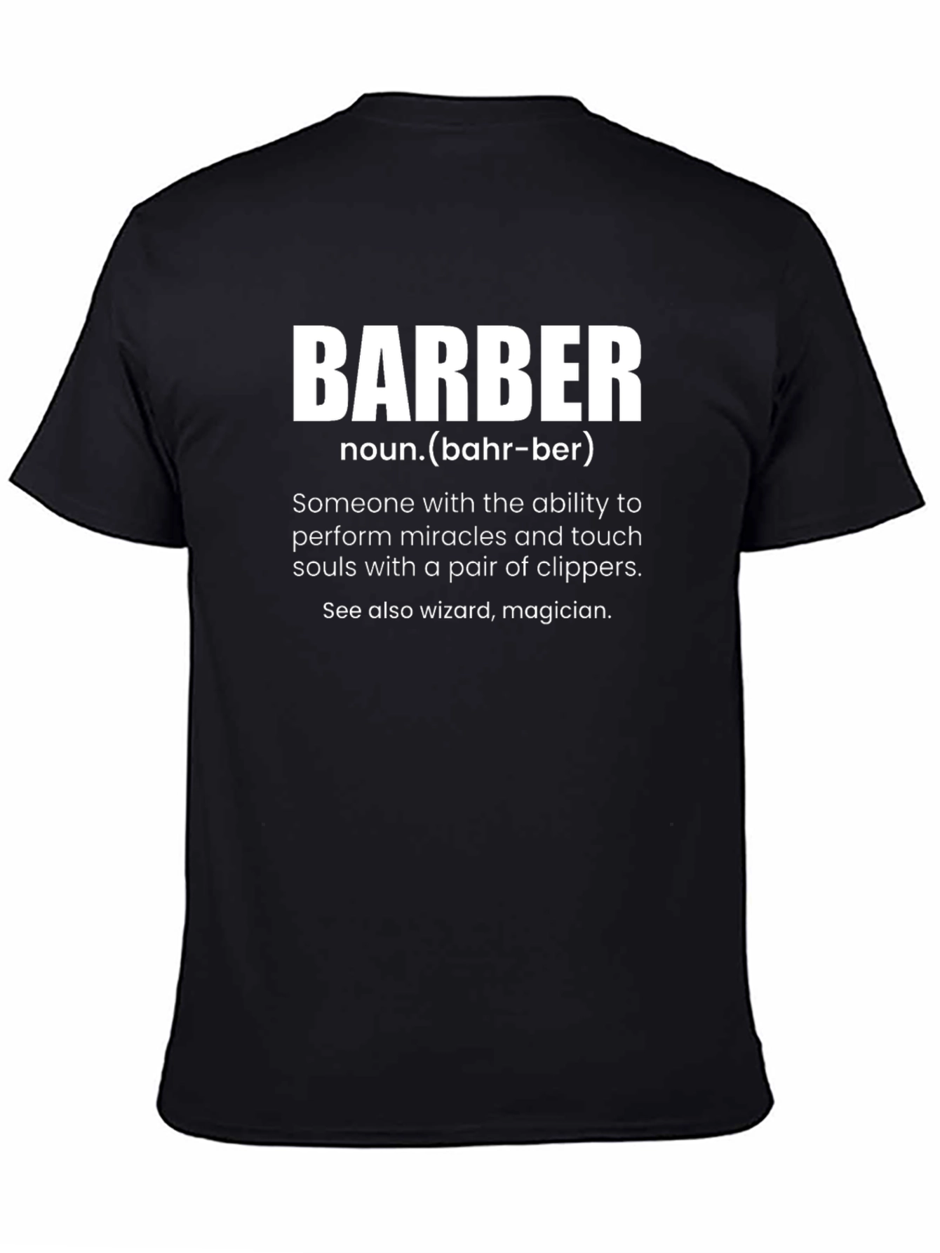 Barber Definition T-Shirt - Hair Stylist Gift