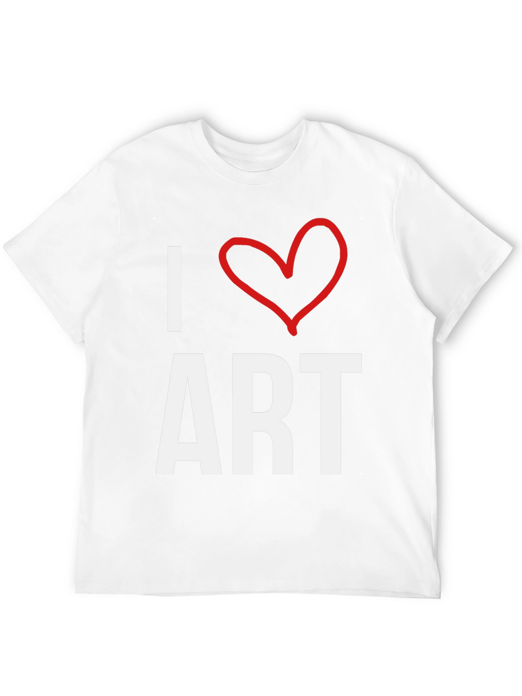 I Heart Art Black T-Shirt