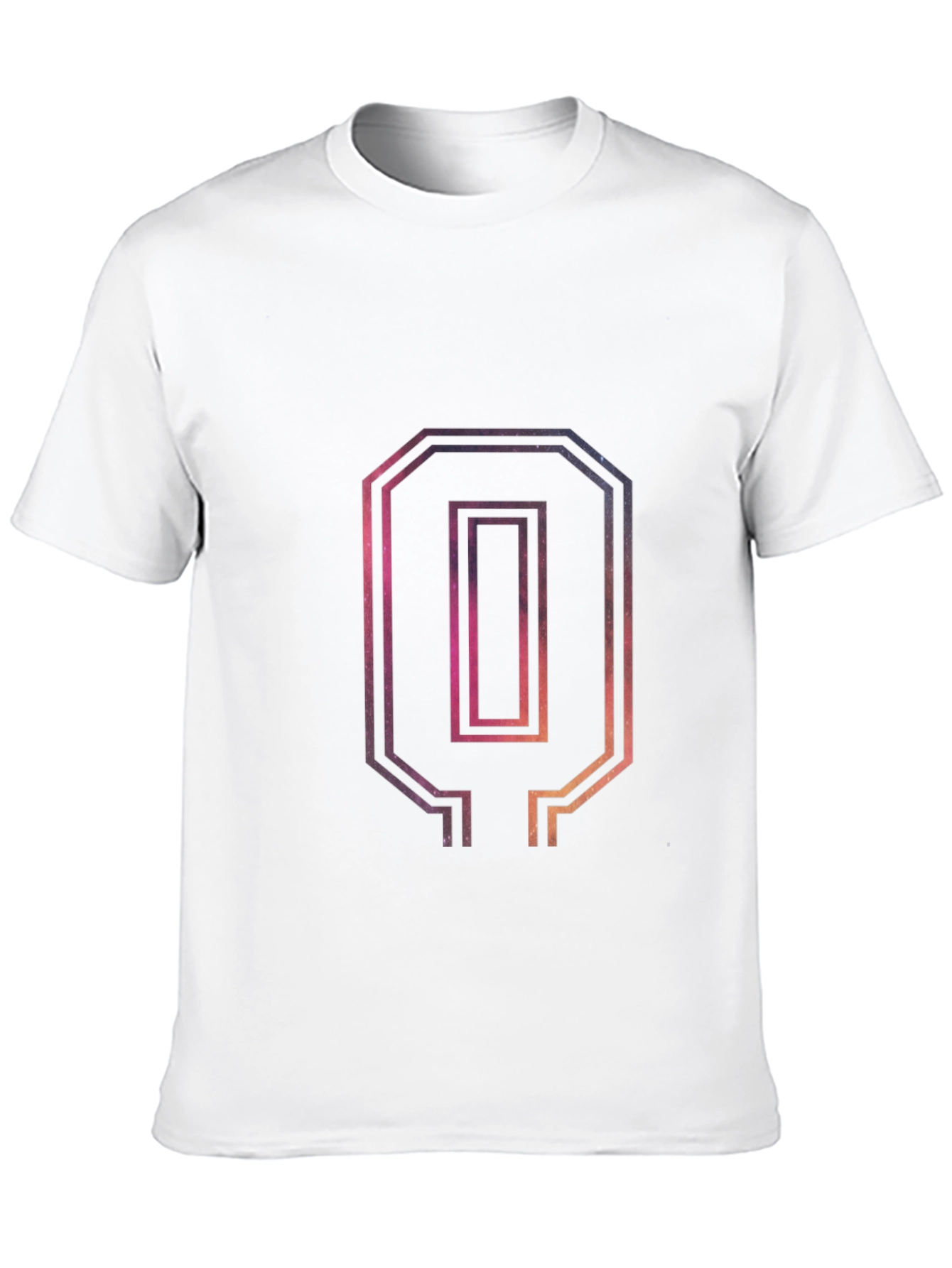 Number 0 Graphic Tee - Mens Black T-Shirt