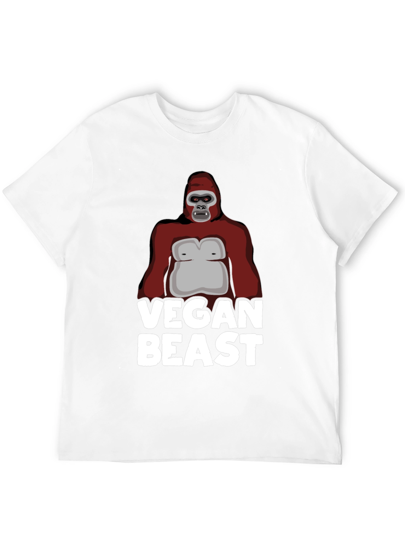 Vegan Beast Graphic T-Shirt - Animal Lover Tee