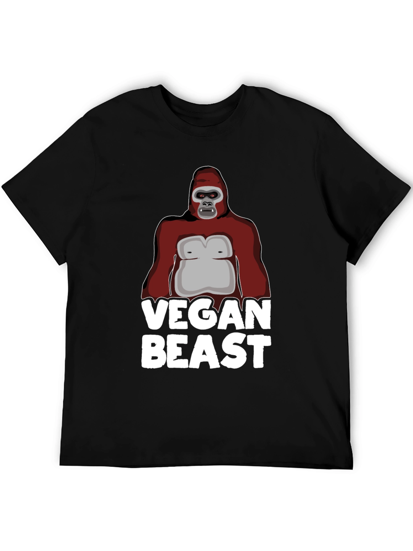 Vegan Beast Graphic T-Shirt - Animal Lover Tee