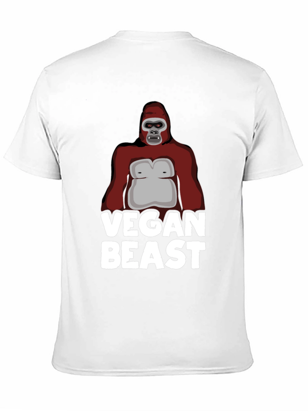 Vegan Beast Graphic T-Shirt - Animal Lover Tee