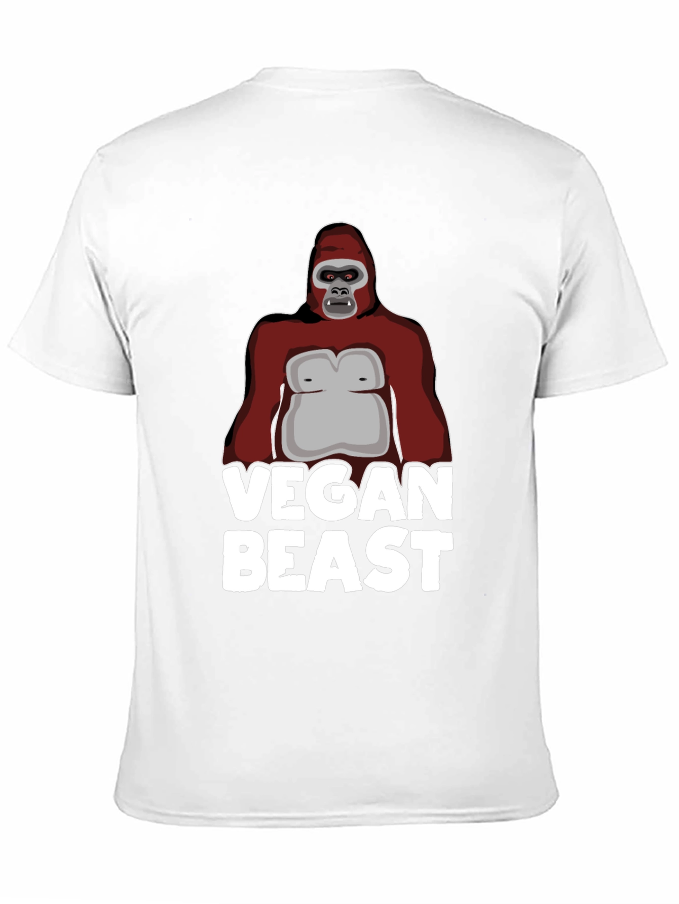 Vegan Beast Graphic T-Shirt - Animal Lover Tee