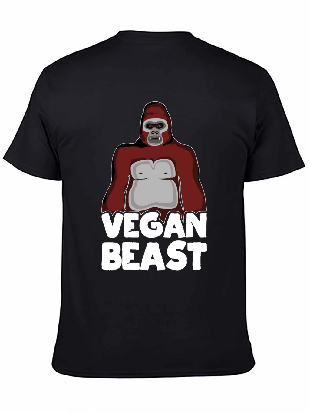 Vegan Beast Graphic T-Shirt - Animal Lover Tee