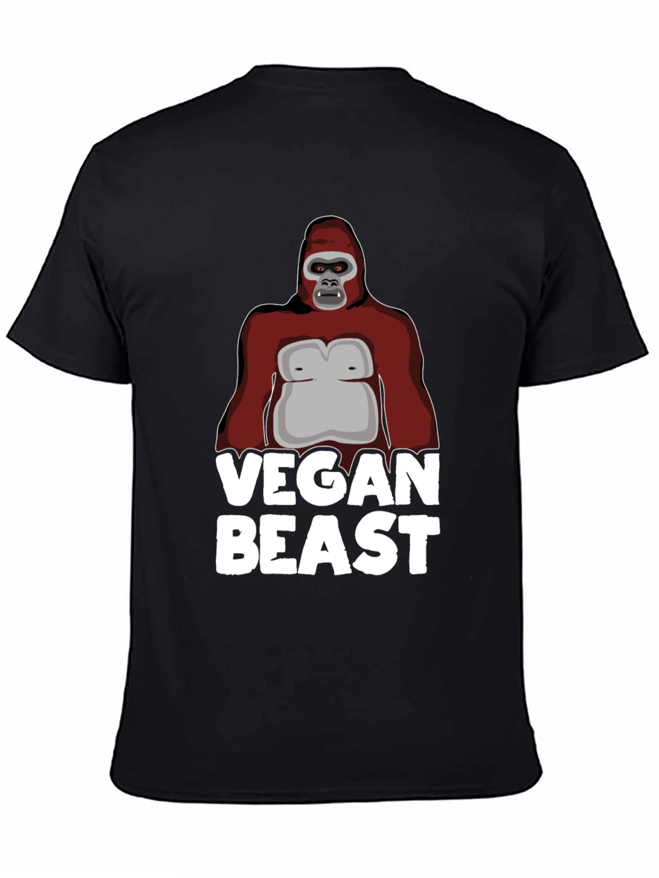 Vegan Beast Graphic T-Shirt - Animal Lover Tee