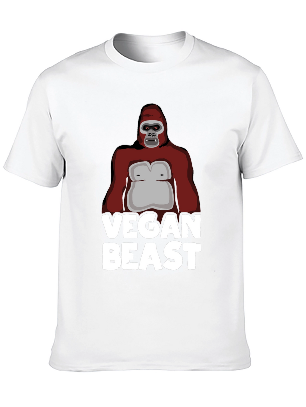 Vegan Beast Graphic T-Shirt - Animal Lover Tee