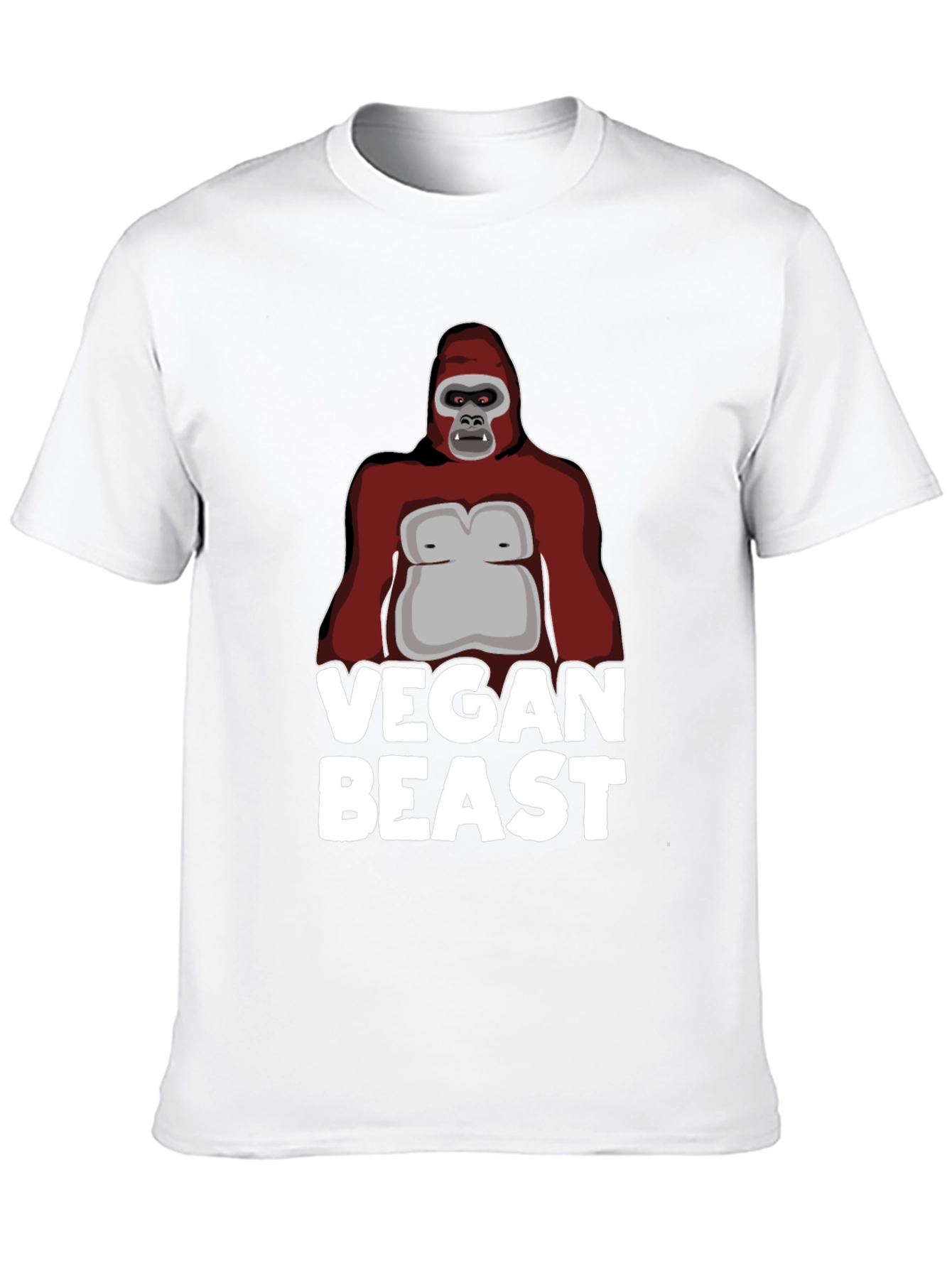 Vegan Beast Graphic T-Shirt - Animal Lover Tee
