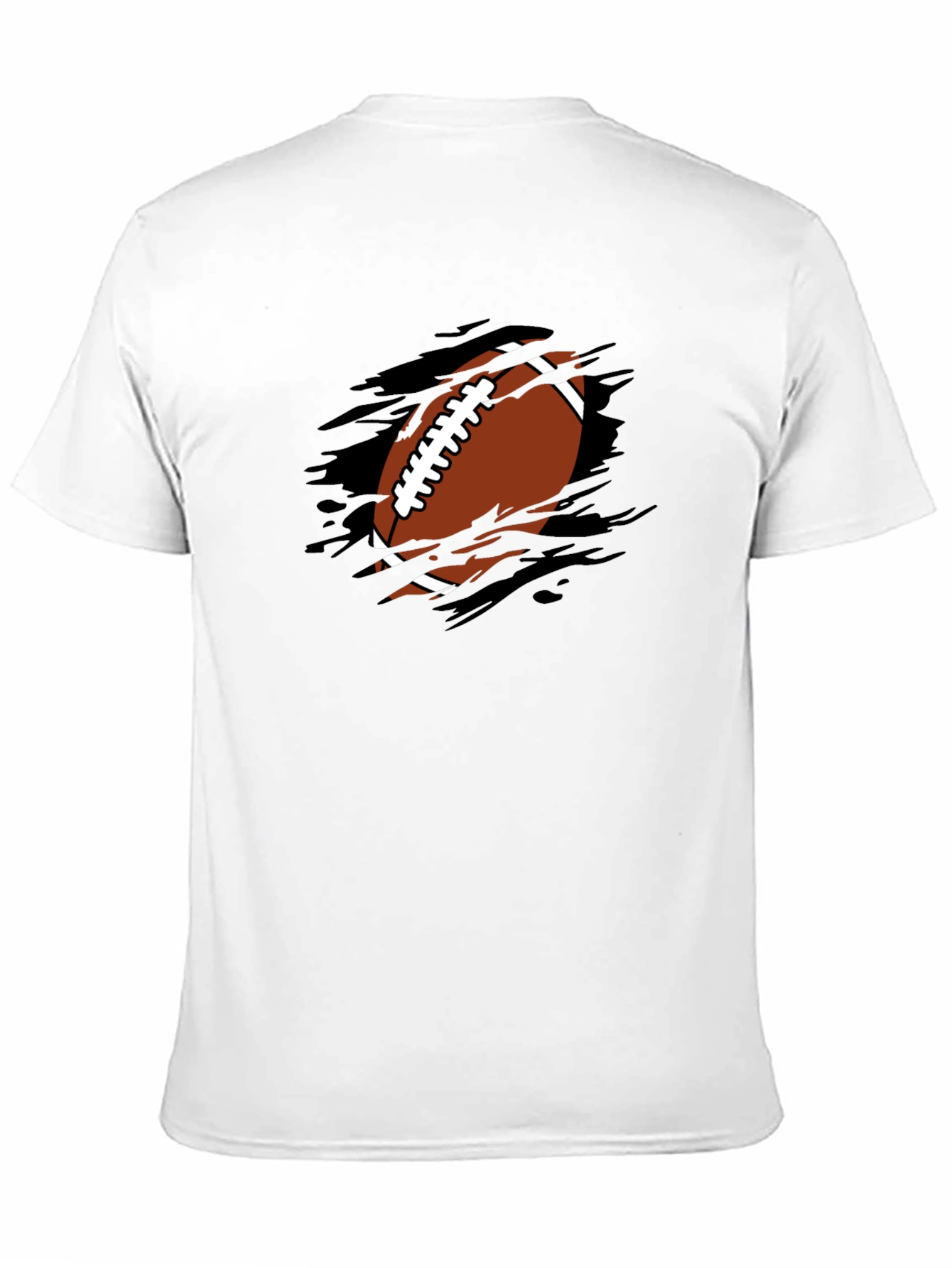 Football Graphic T-Shirt - Black