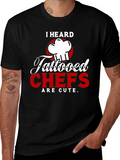 Tattooed Chefs Are Cute Graphic T-Shirt