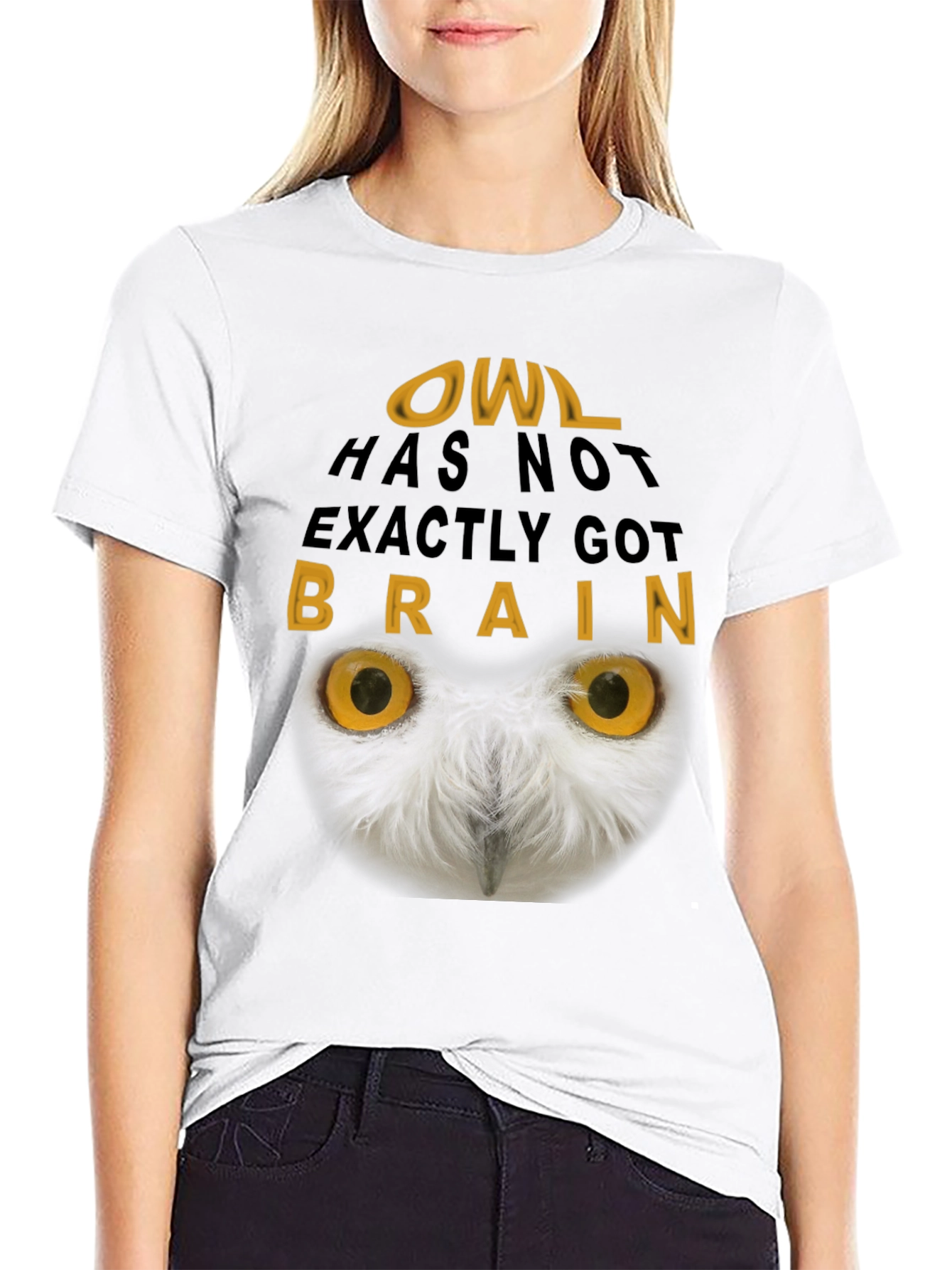 Owl Brain T-Shirt - Funny Graphic Tee