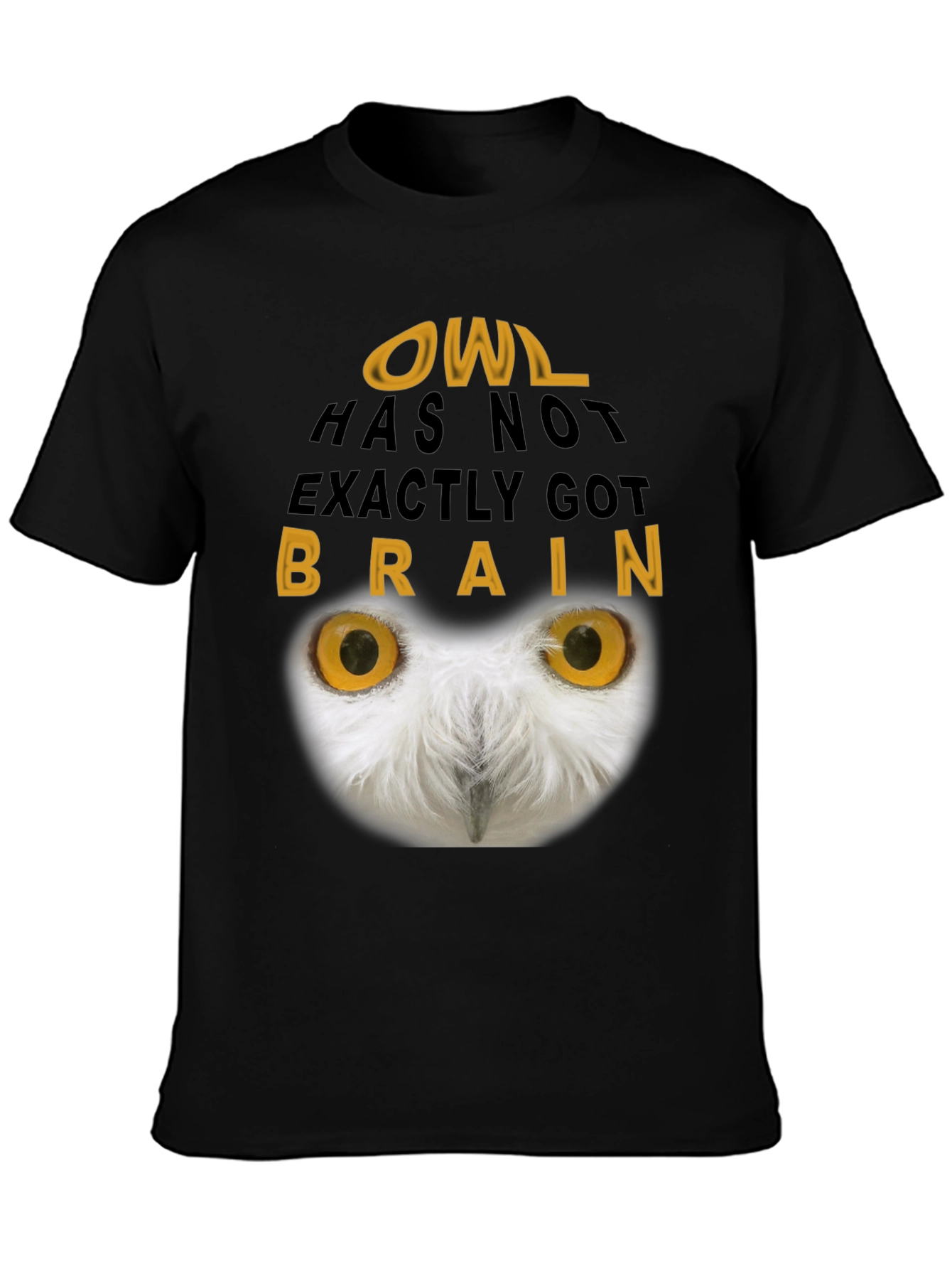 Owl Brain T-Shirt - Funny Graphic Tee