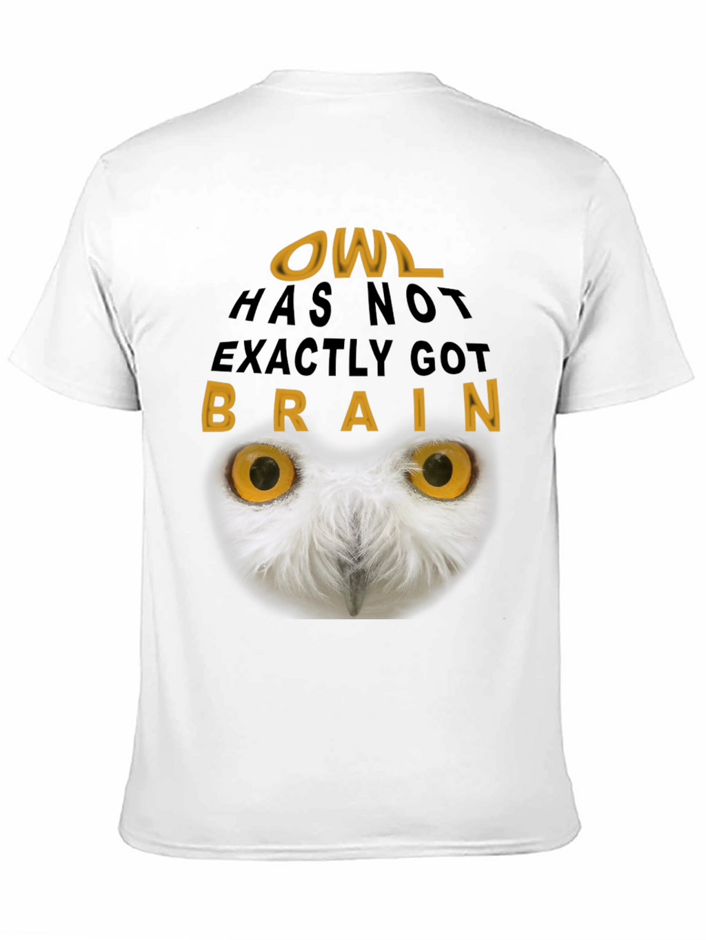 Owl Brain T-Shirt - Funny Graphic Tee