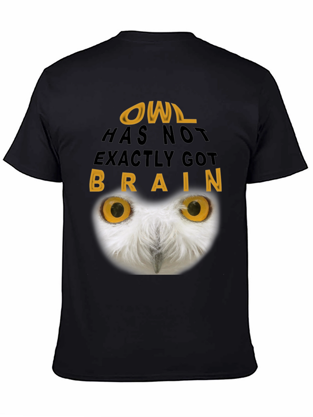 Owl Brain T-Shirt - Funny Graphic Tee