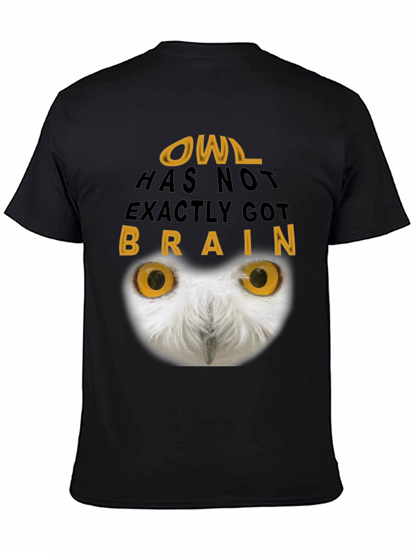 Owl Brain T-Shirt - Funny Graphic Tee