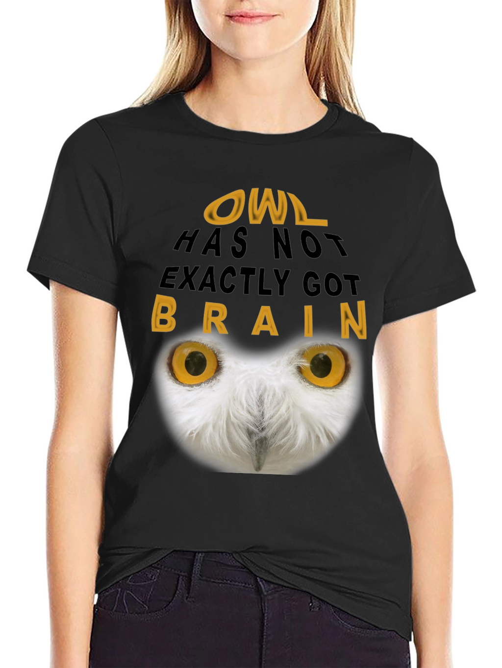 Owl Brain T-Shirt - Funny Graphic Tee