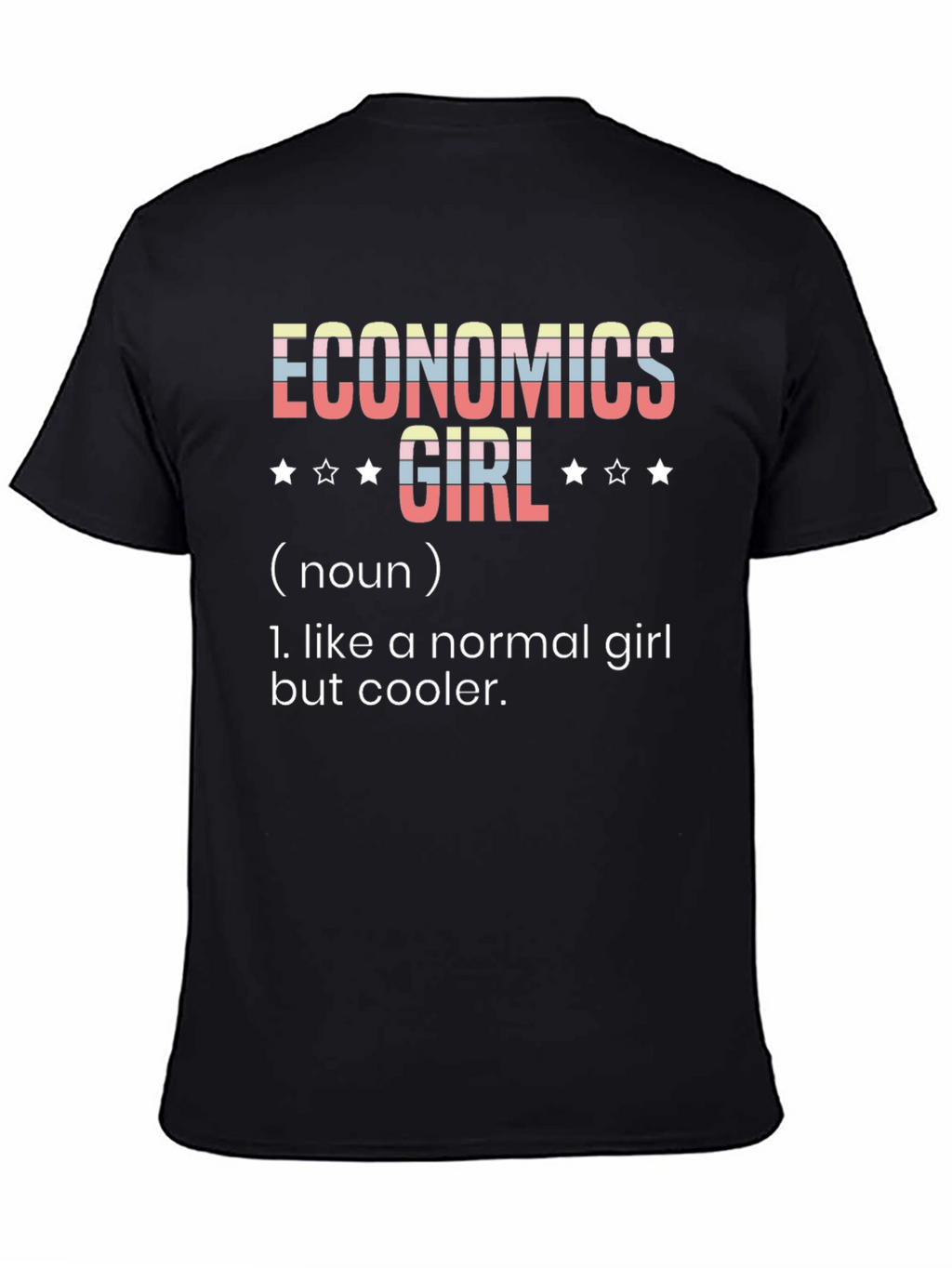 Economics Girl Definition Novelty T-Shirt