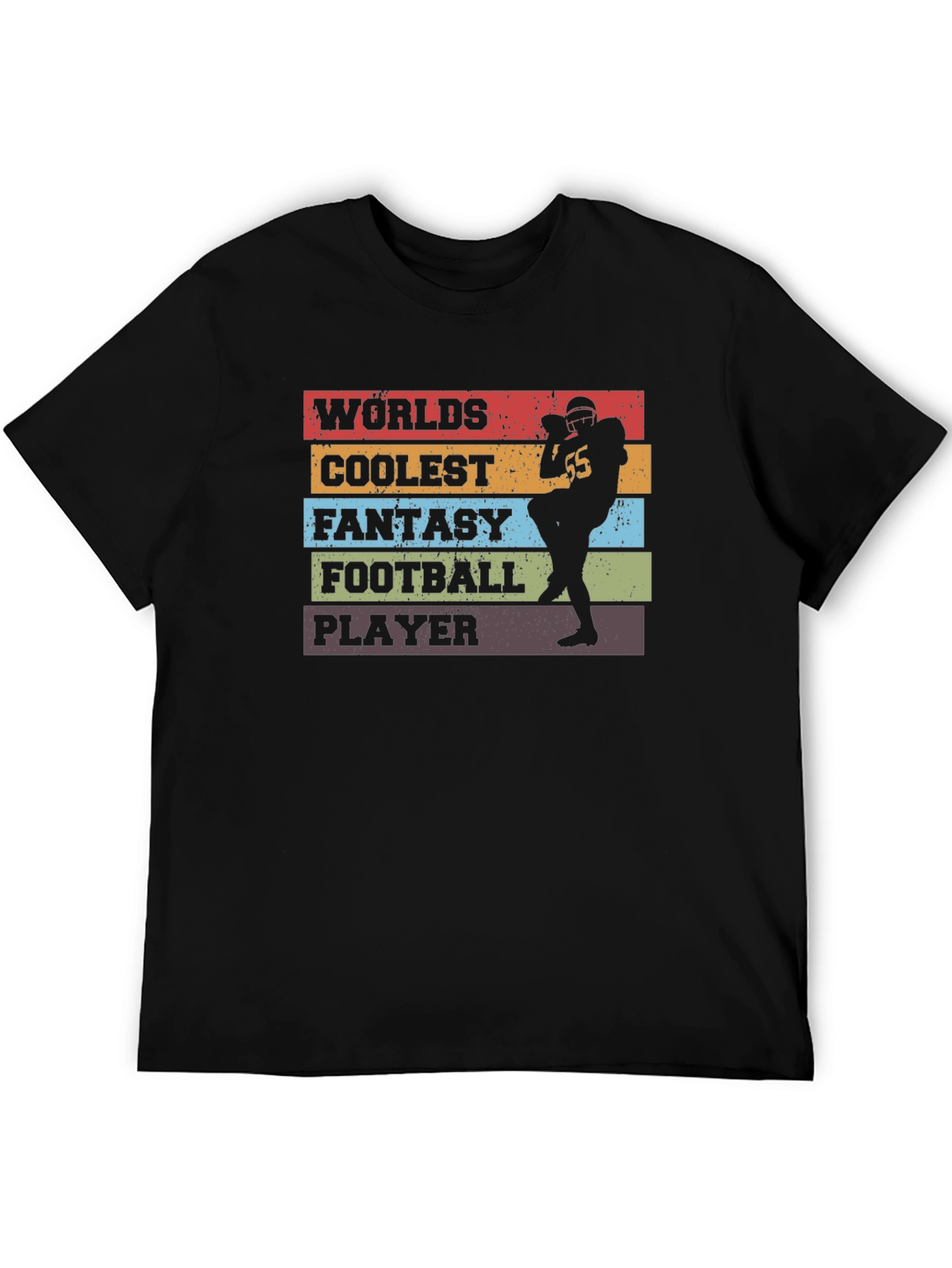 Worlds Coolest Fantasy Football Player Graphic Tee