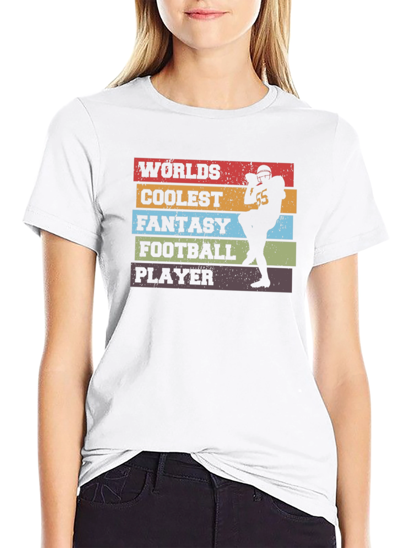 Worlds Coolest Fantasy Football Player Graphic Tee