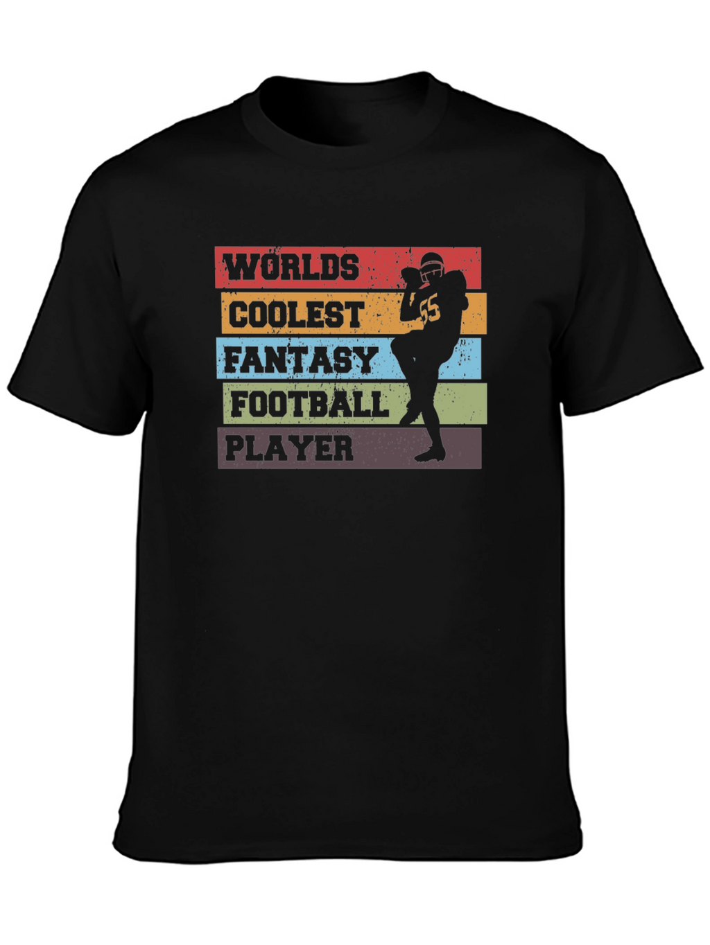 Worlds Coolest Fantasy Football Player Graphic Tee