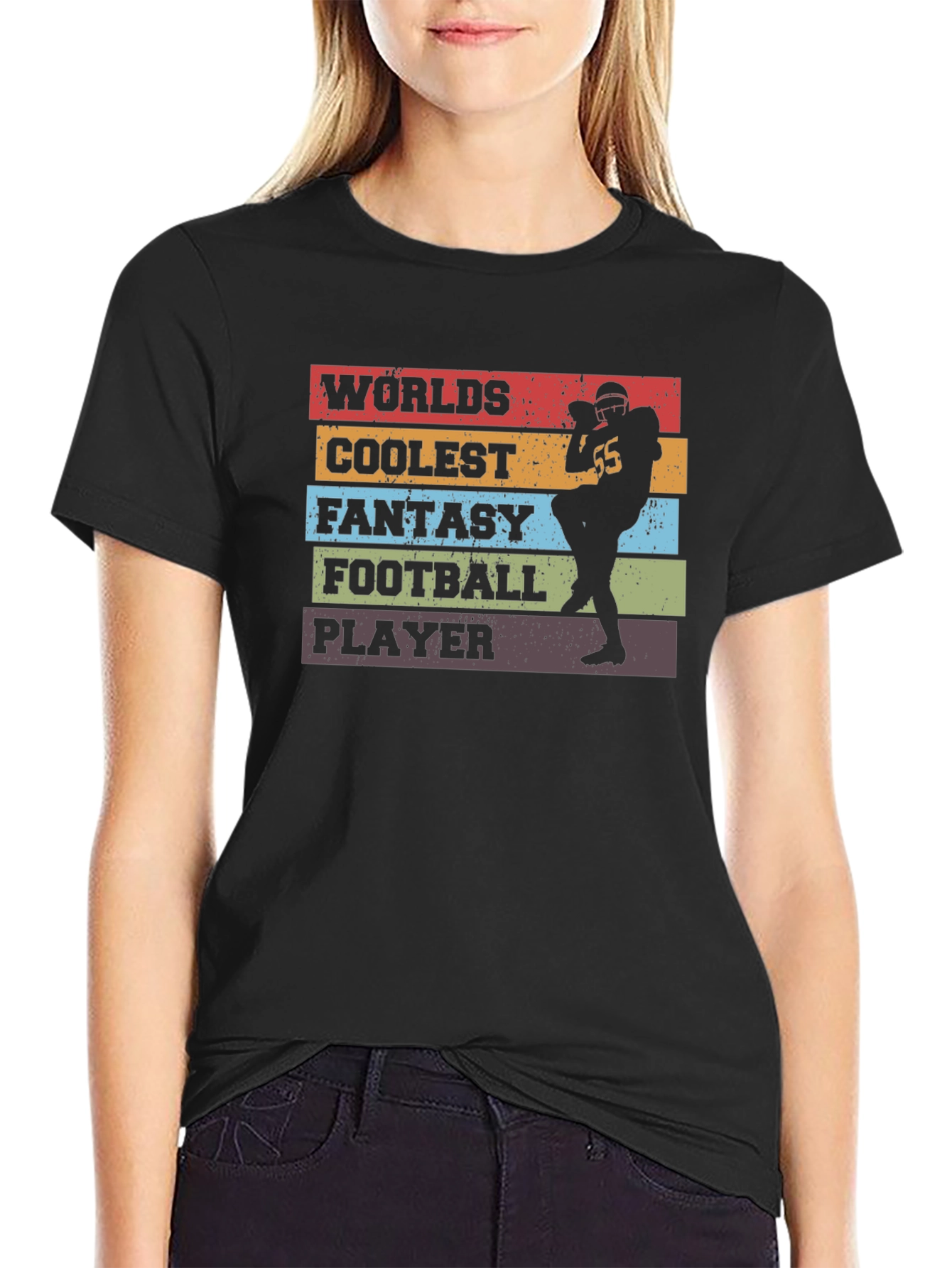 Worlds Coolest Fantasy Football Player Graphic Tee