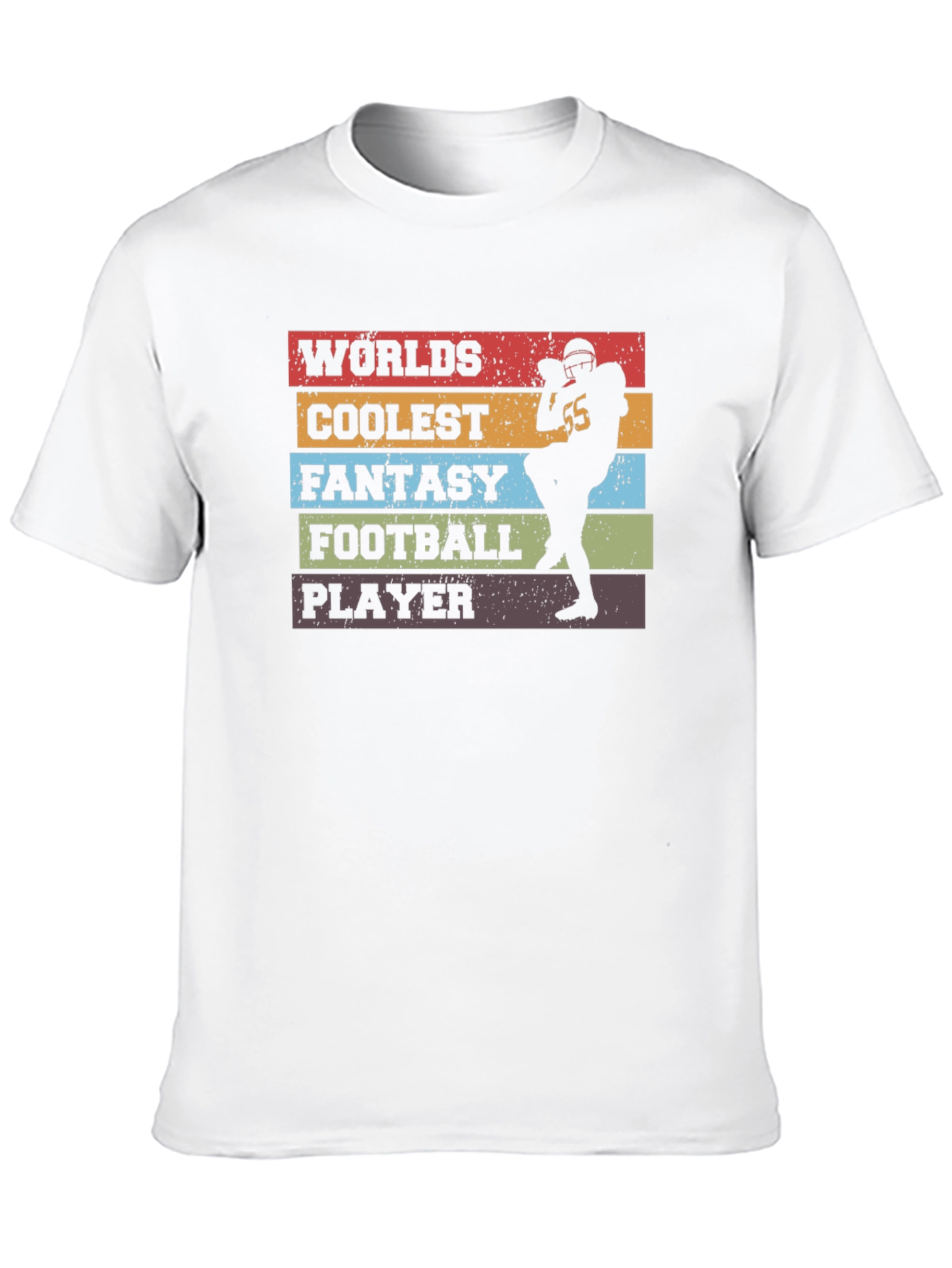 Worlds Coolest Fantasy Football Player Graphic Tee