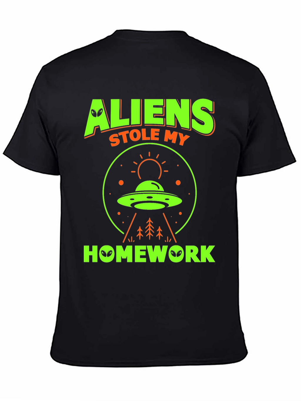 Aliens Stole My Homework Graphic Tee