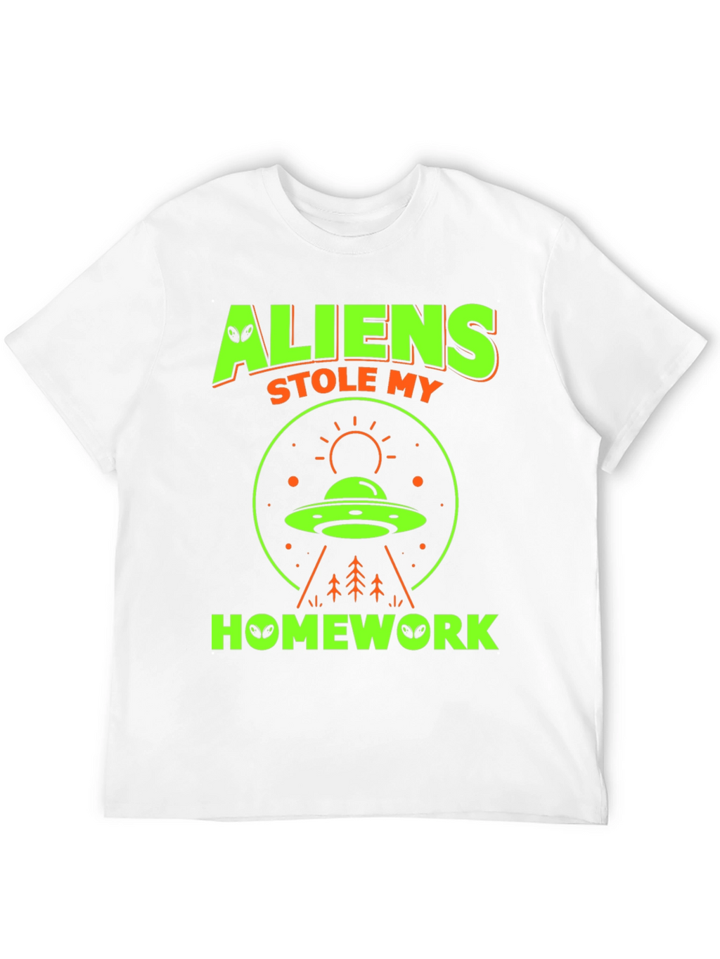 Aliens Stole My Homework Graphic Tee