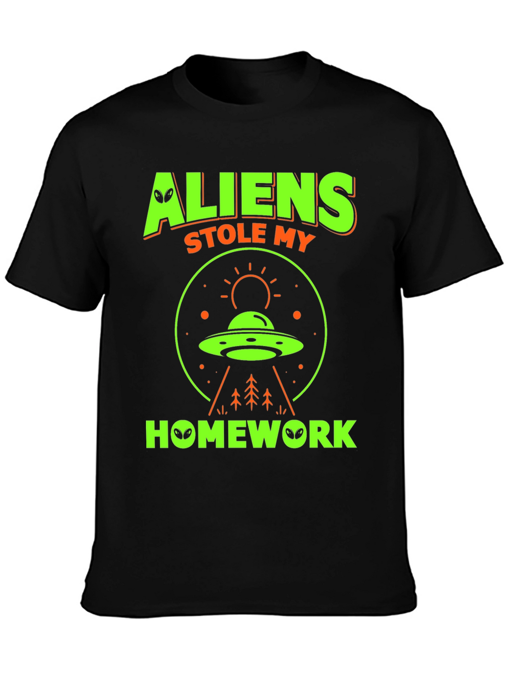Aliens Stole My Homework Graphic Tee