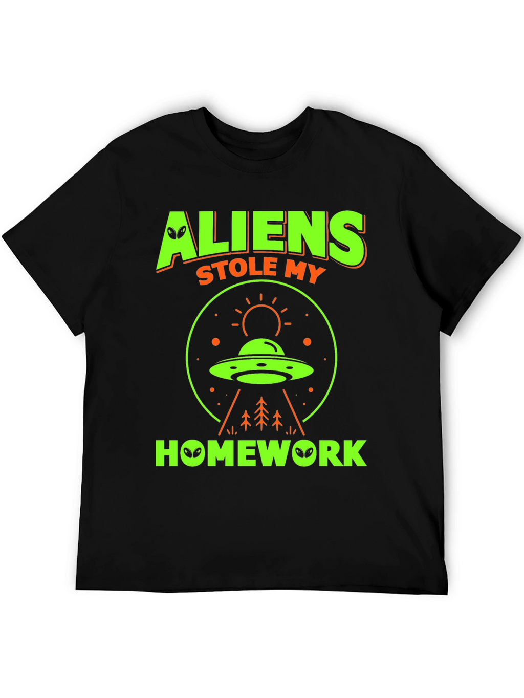 Aliens Stole My Homework Graphic Tee