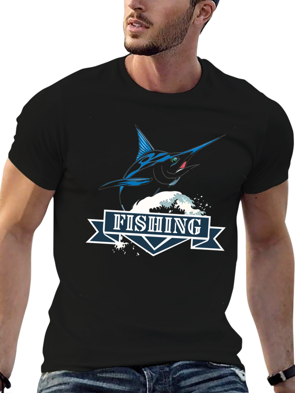 Fishing T-Shirt - Marlin Design